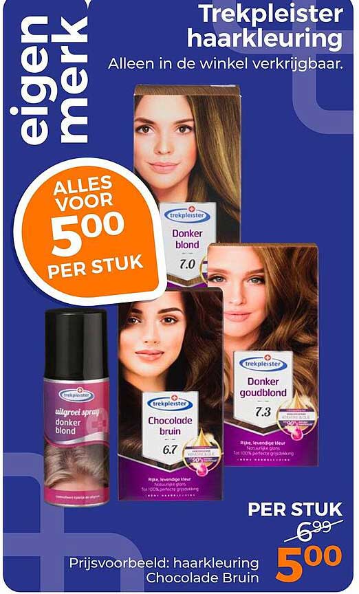 Trekpleister haarkleuring