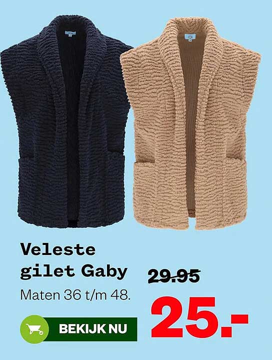 Veleste gilet Gaby