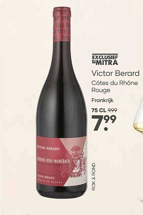 Victor Berard Côtes du Rhône Rouge Frankrijk 75 CL