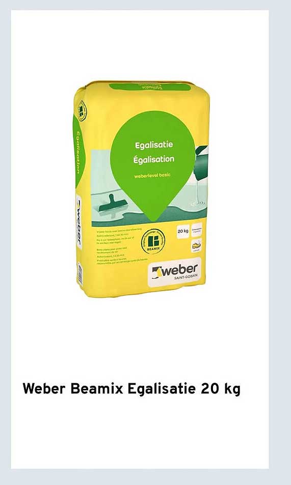 Weber Beamix Egalisatie 20 kg