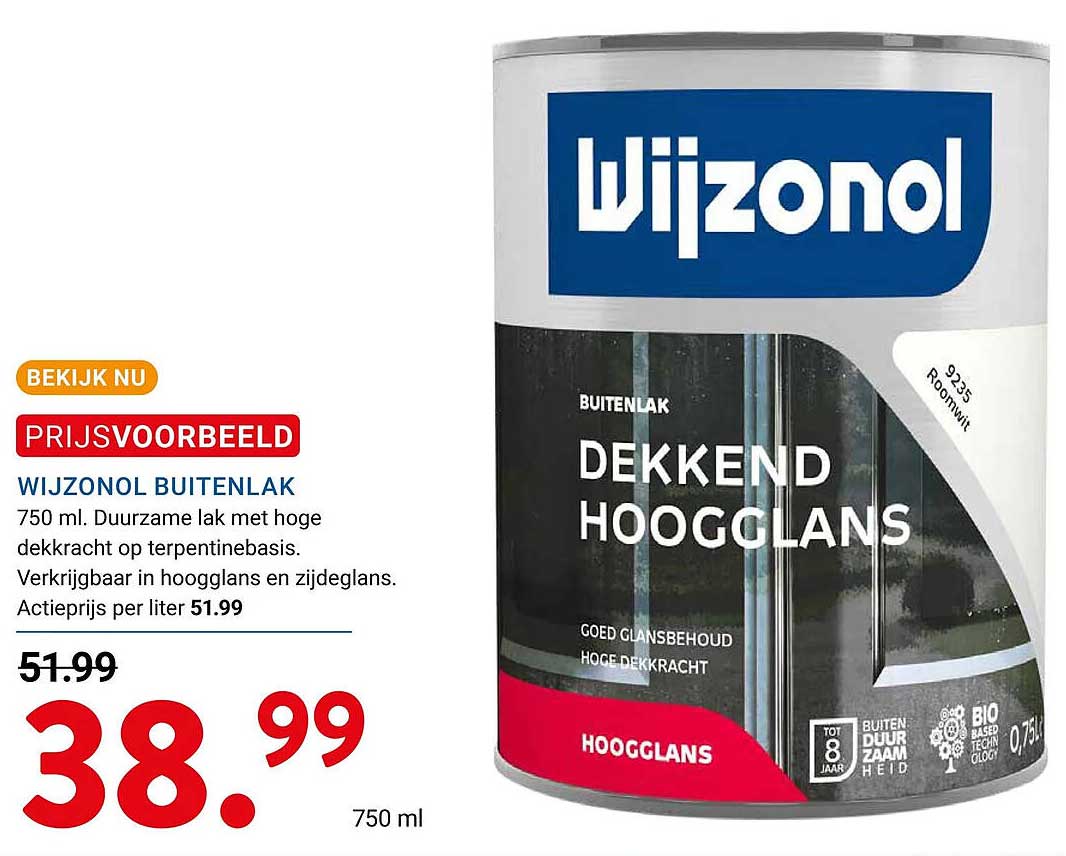 WIJZONOL BUITENLAK