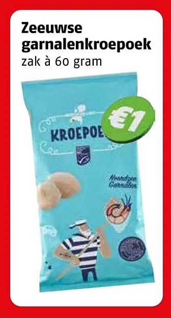 Zeeuwse garnalenkroepoek zak à 60 gram