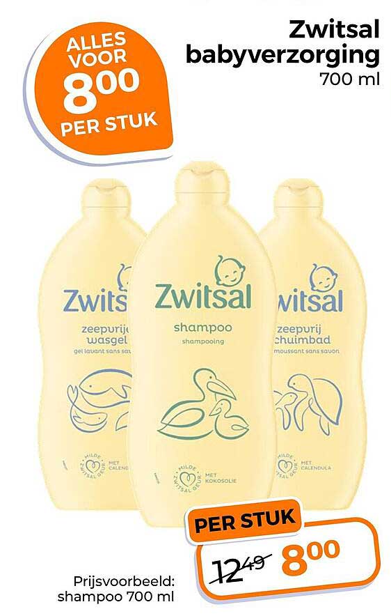 Zwitsal babyverzorging 700 ml