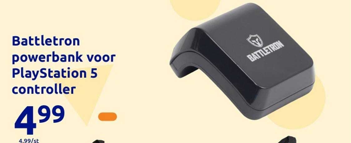 Battletron powerbank voor PlayStation 5 controller
