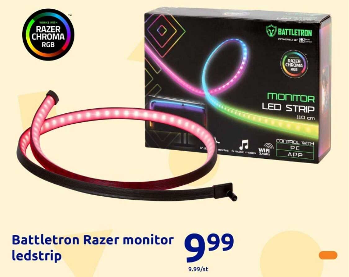 Battletron Razer monitor ledstrip