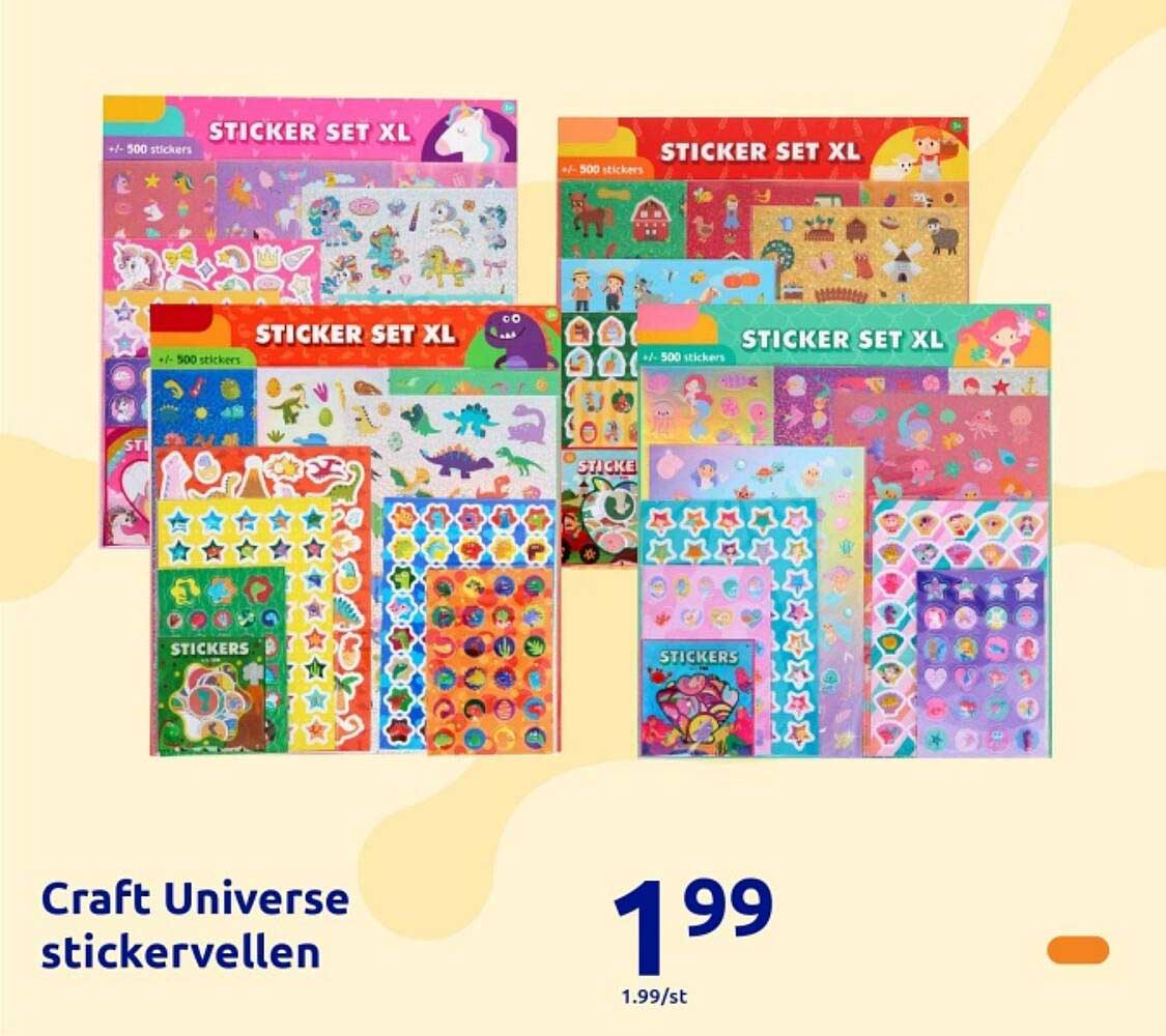 Craft Universe stickervellen