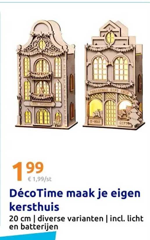 DécoTime maak je eigen kersthuis
