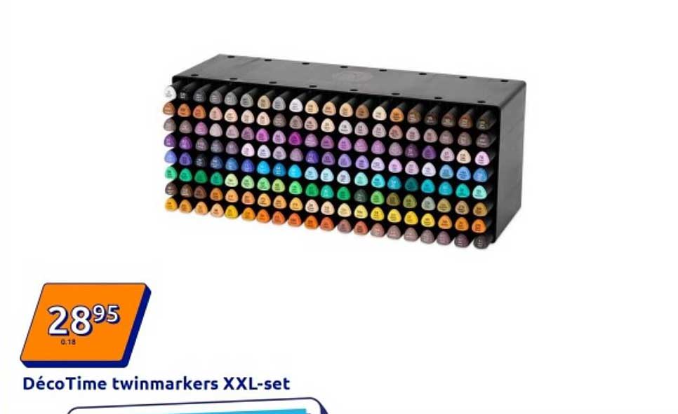 DécoTime twinmarkers XXL-set