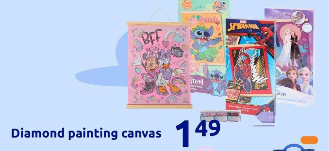 Diamond painting canvas