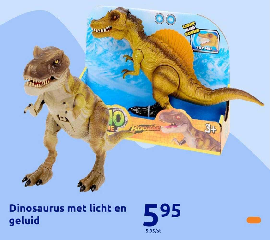 Dinosaurus met licht en geluid