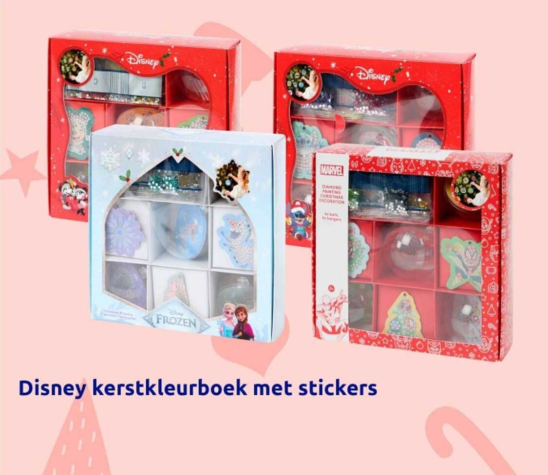 Disney kerstkleurboek met stickers