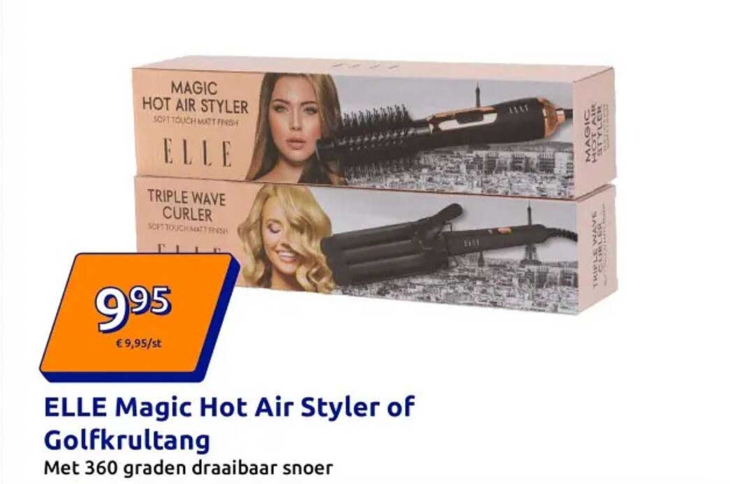 ELLE Magic Hot Air Styler of Golfkrultang
