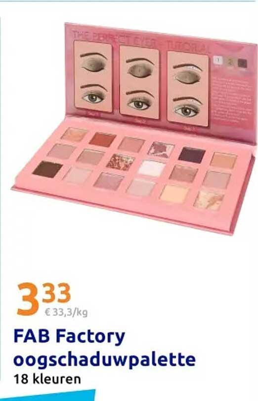 FAB Factory oogschaduwpalette