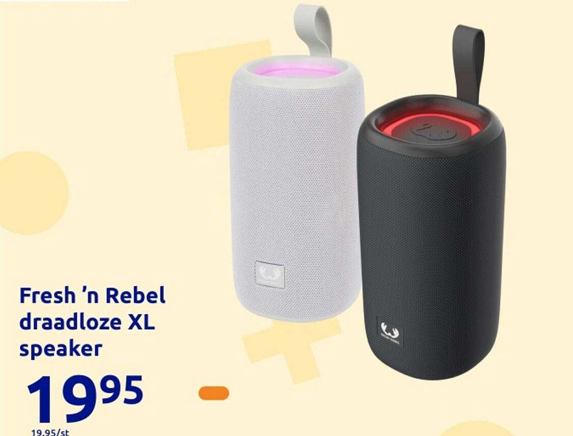 Fresh 'n Rebel draadloze XL speaker