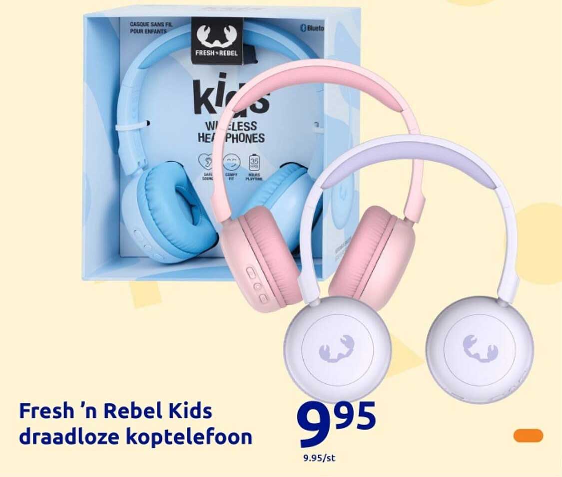 Fresh 'n Rebel Kids draadloze koptelefoon