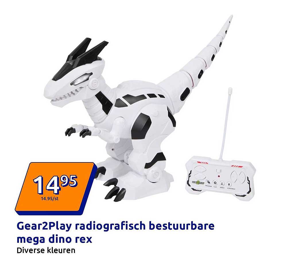 Gear2Play radiografisch bestuurbare mega dino rex
