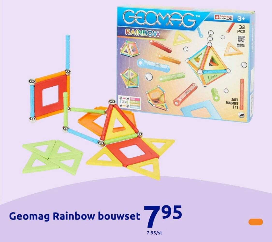 Geomag Rainbow bouwset