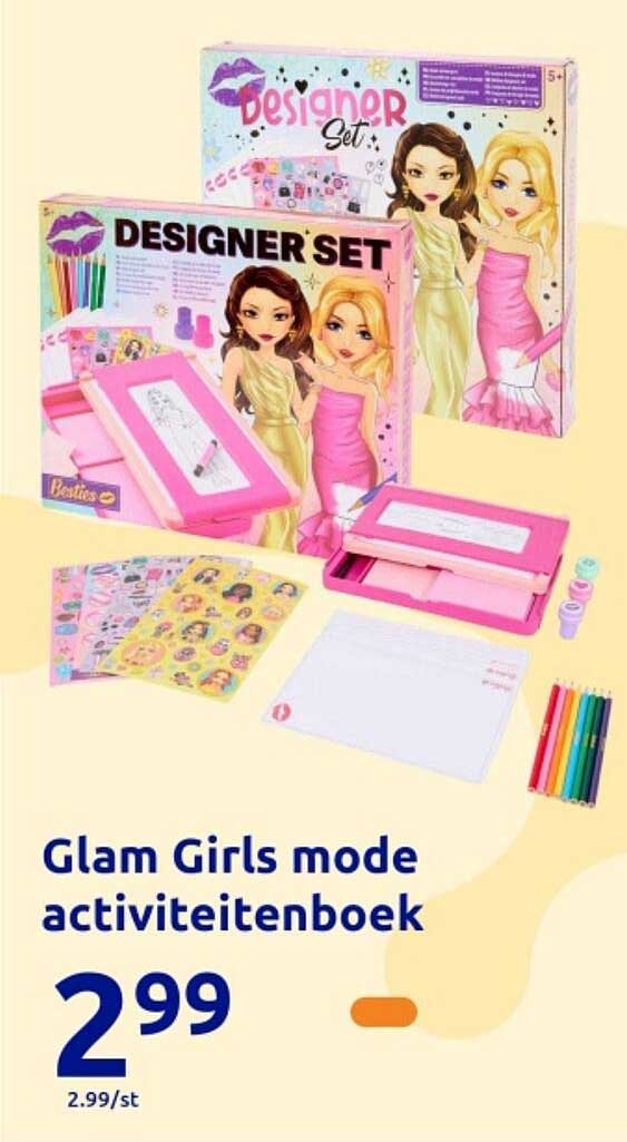 Glam Girls mode activiteitenboek