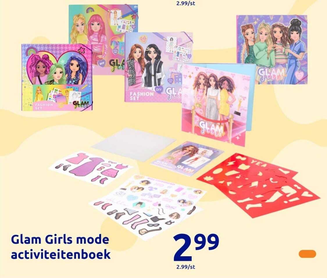 Glam Girls mode activiteitenboek