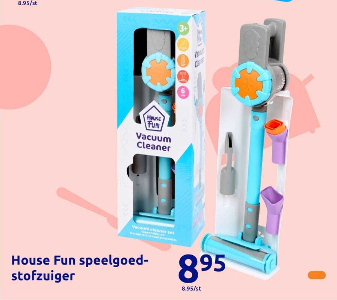 House Fun speelgoed-stofzuiger