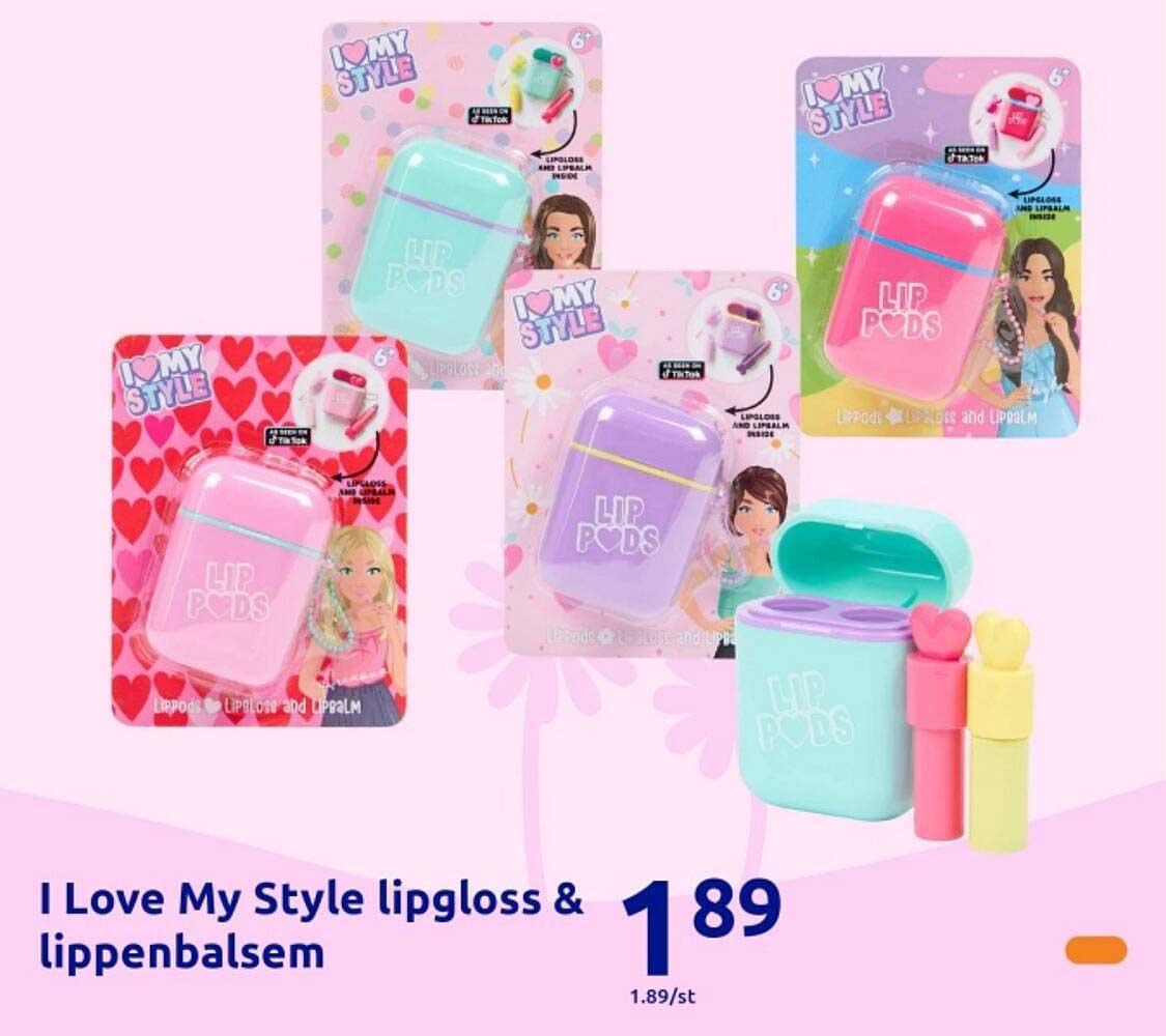 I Love My Style lipgloss & lippenbalsem