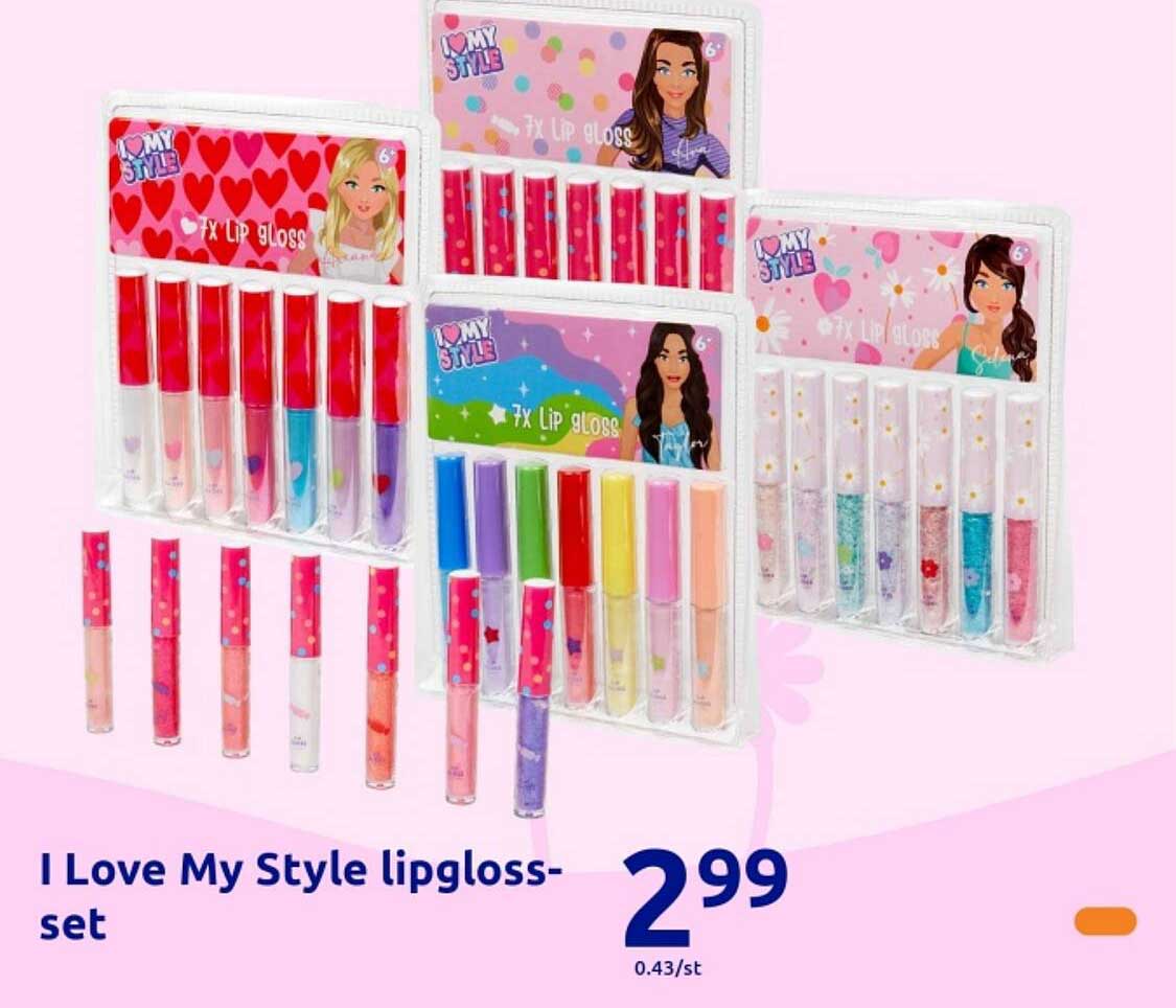 I Love My Style lipgloss-set