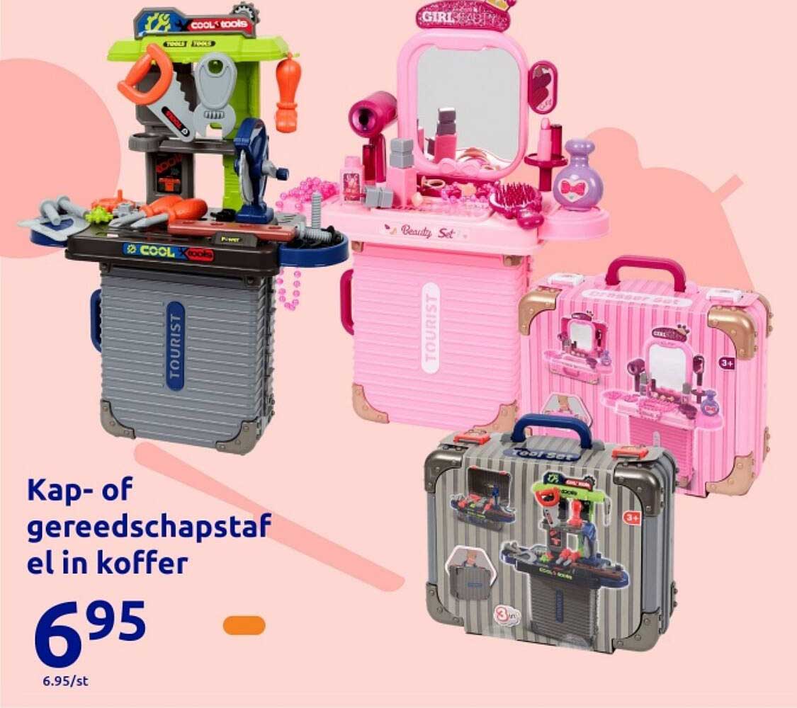 Kap- of gereedschapstafel in koffer