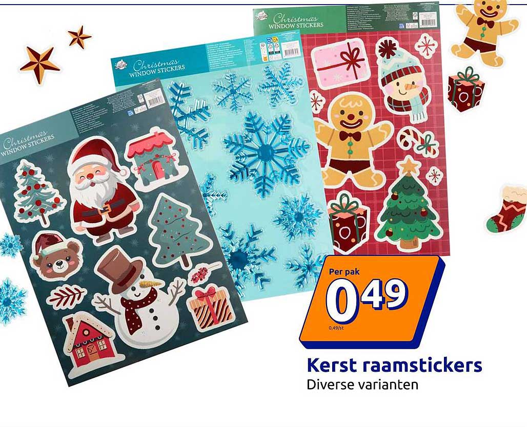Kerst raambordjes Diverse varianten