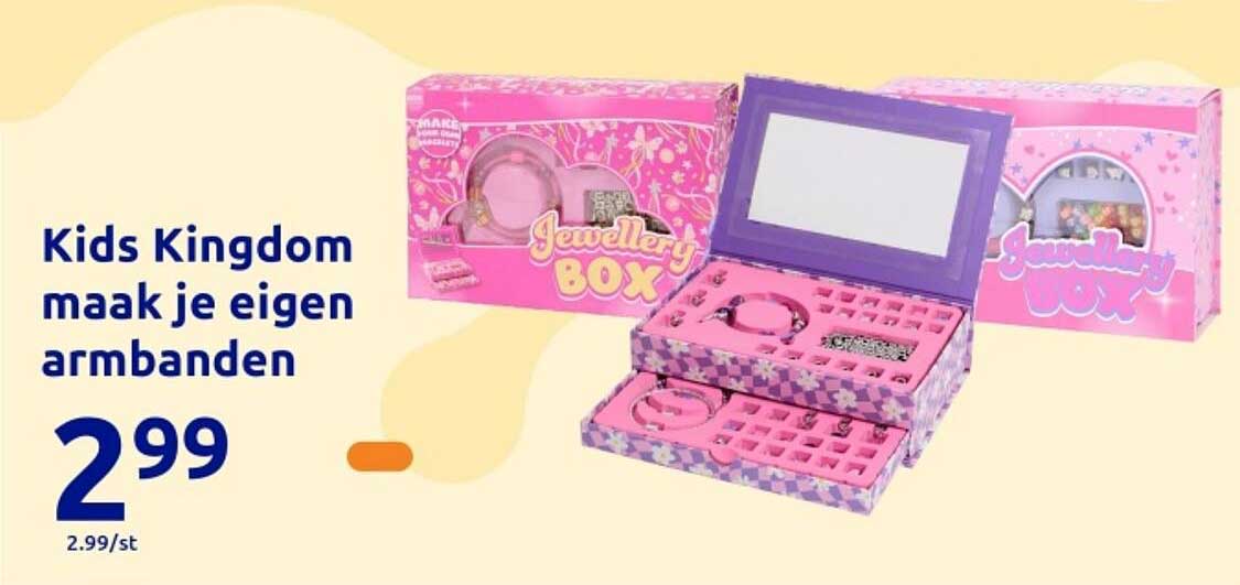 Kids Kingdom maak je eigen armbanden