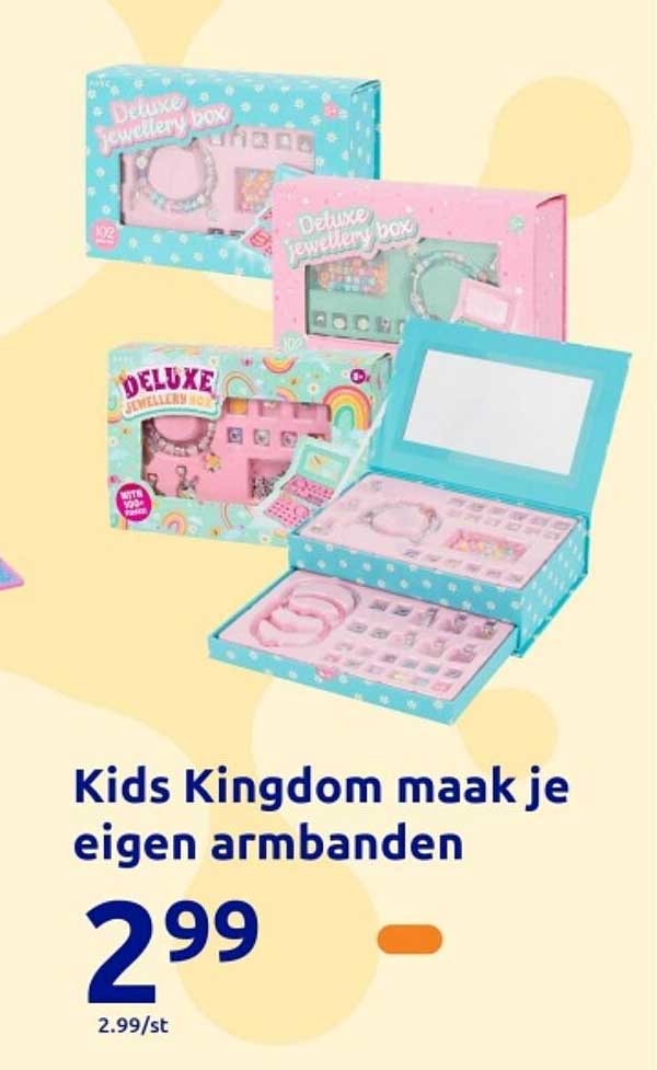 Kids Kingdom maak je eigen armbanden