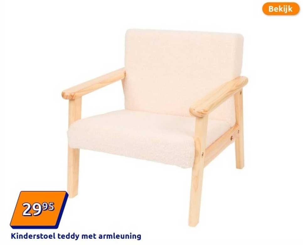 Kinderstoel teddy met armleuning