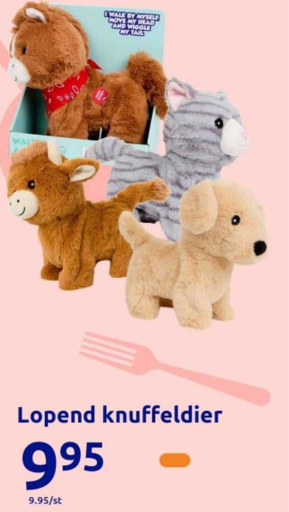 Lopend knuffeldier