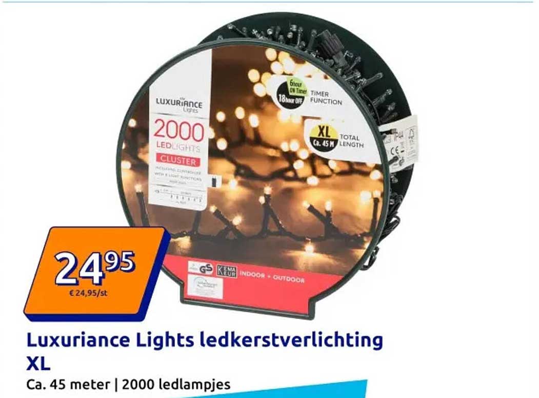 Luxuriance Lights ledkerstverlichting XL