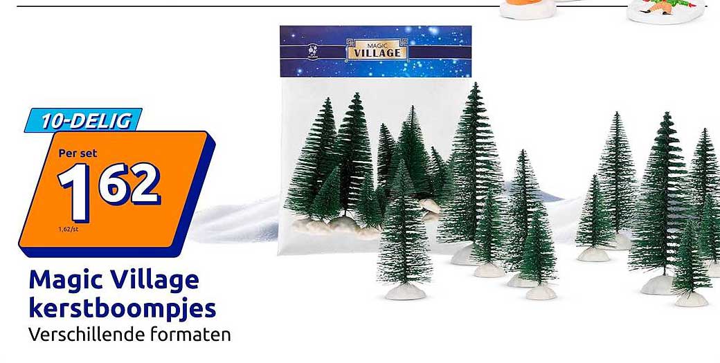 Magic Village kerstboompjes
