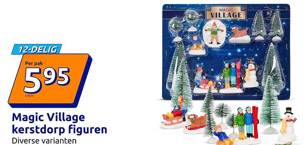 Magic Village kerstdorf figuren