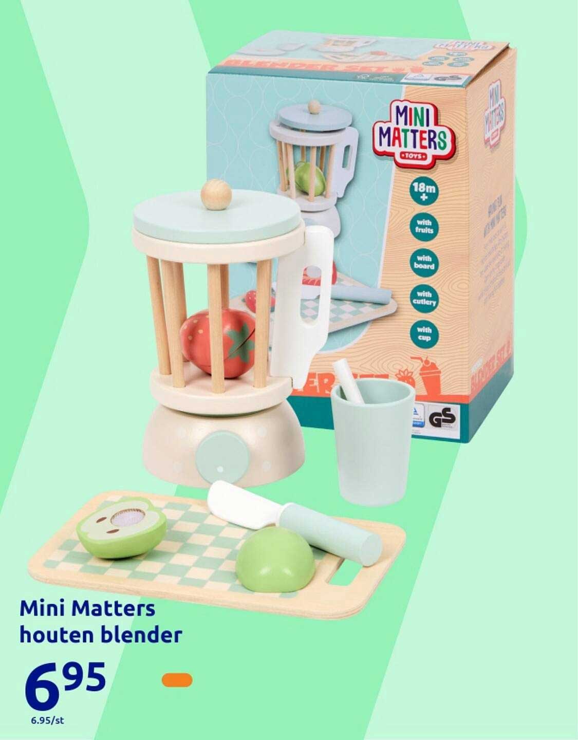 Mini Matters houten blender