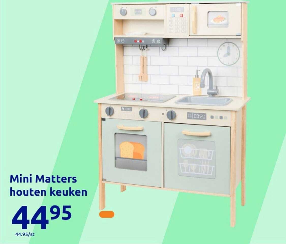 Mini Matters houten keuken