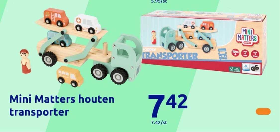 Mini Matters houten transporter