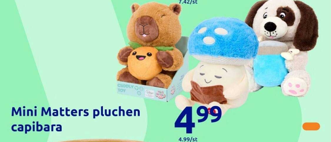 Mini Matters pluchen capibara