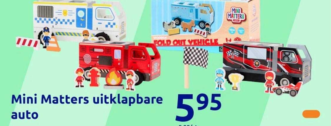 Mini Matters uitklapbare auto