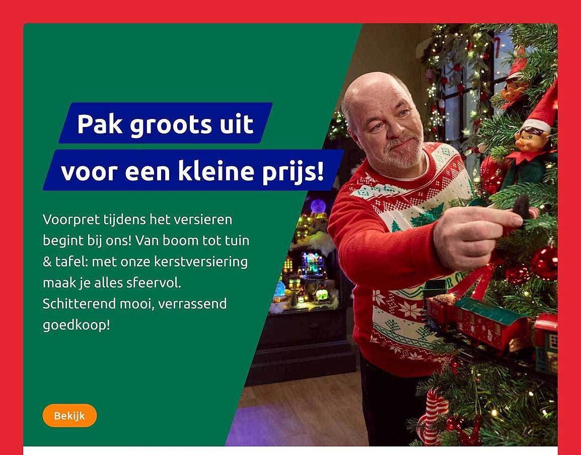 Pak groots uit voor een kleine prijs!