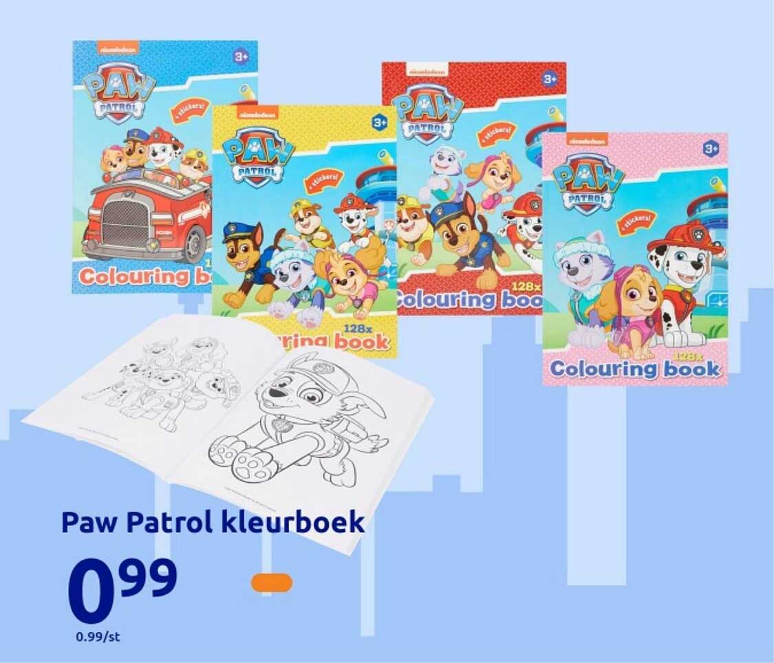 Paw Patrol kleurboek