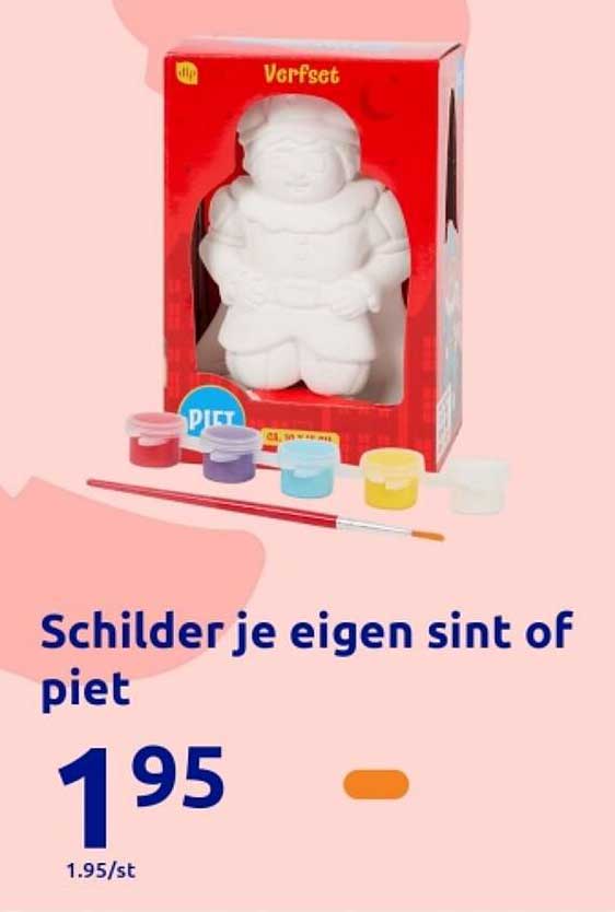 Schilder je eigen sint of piet