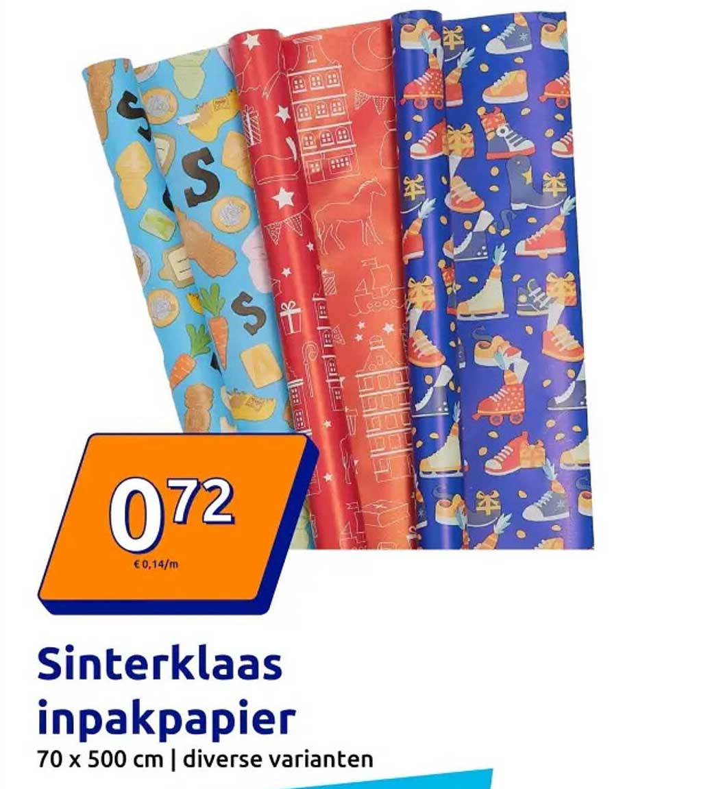 Sinterklaas inpakpapier