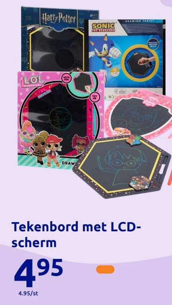 Tekenbord met LCD-scherm