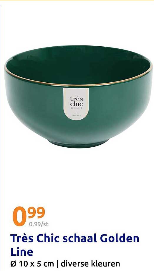 Très Chic schaal Golden Line