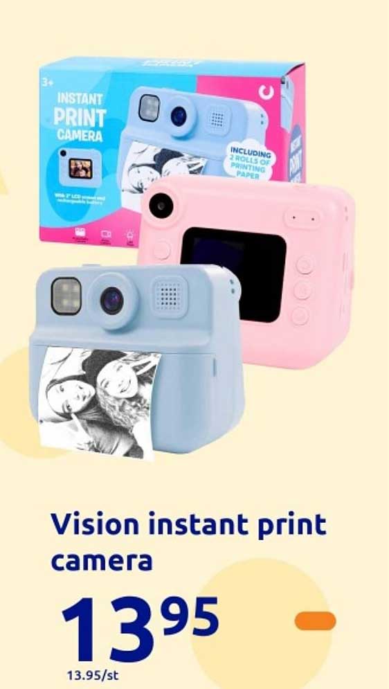 Vision instant print camera