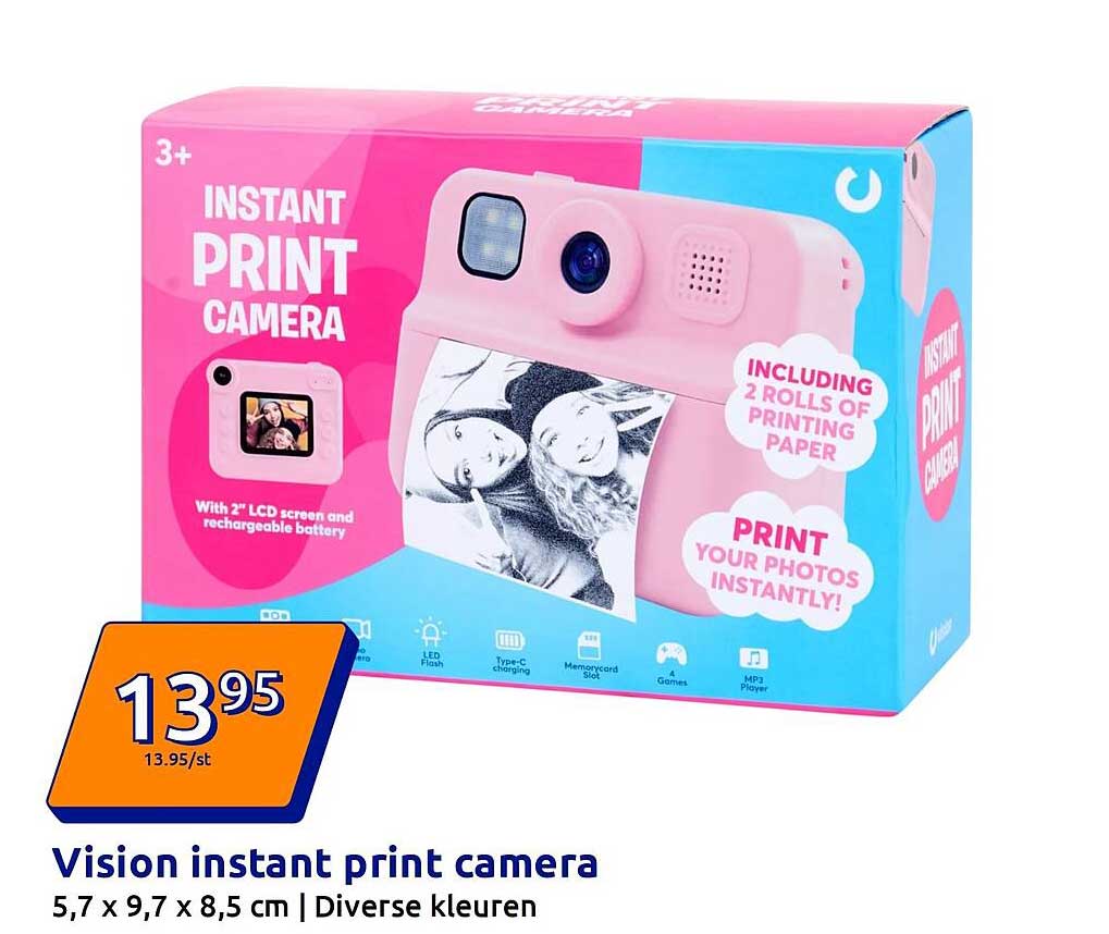 Vision instant print camera
