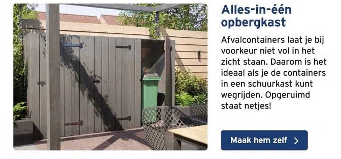 Alles-in-één opbergkast