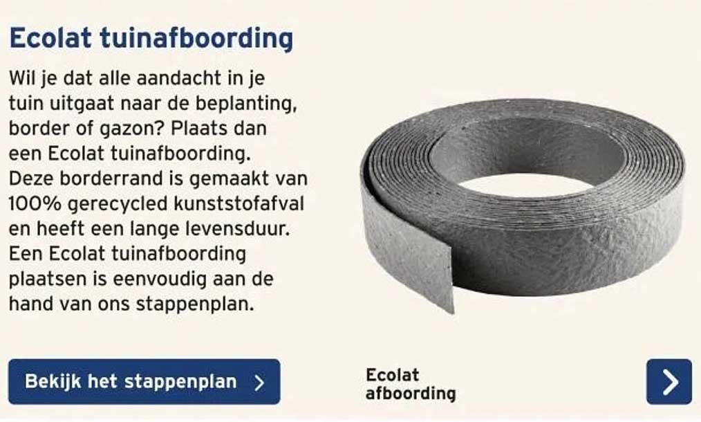 Ecolat tuinafbording